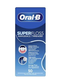Зубна нитка Орал-Бі (Oral-B) Супер флос (Super floss) 50 м